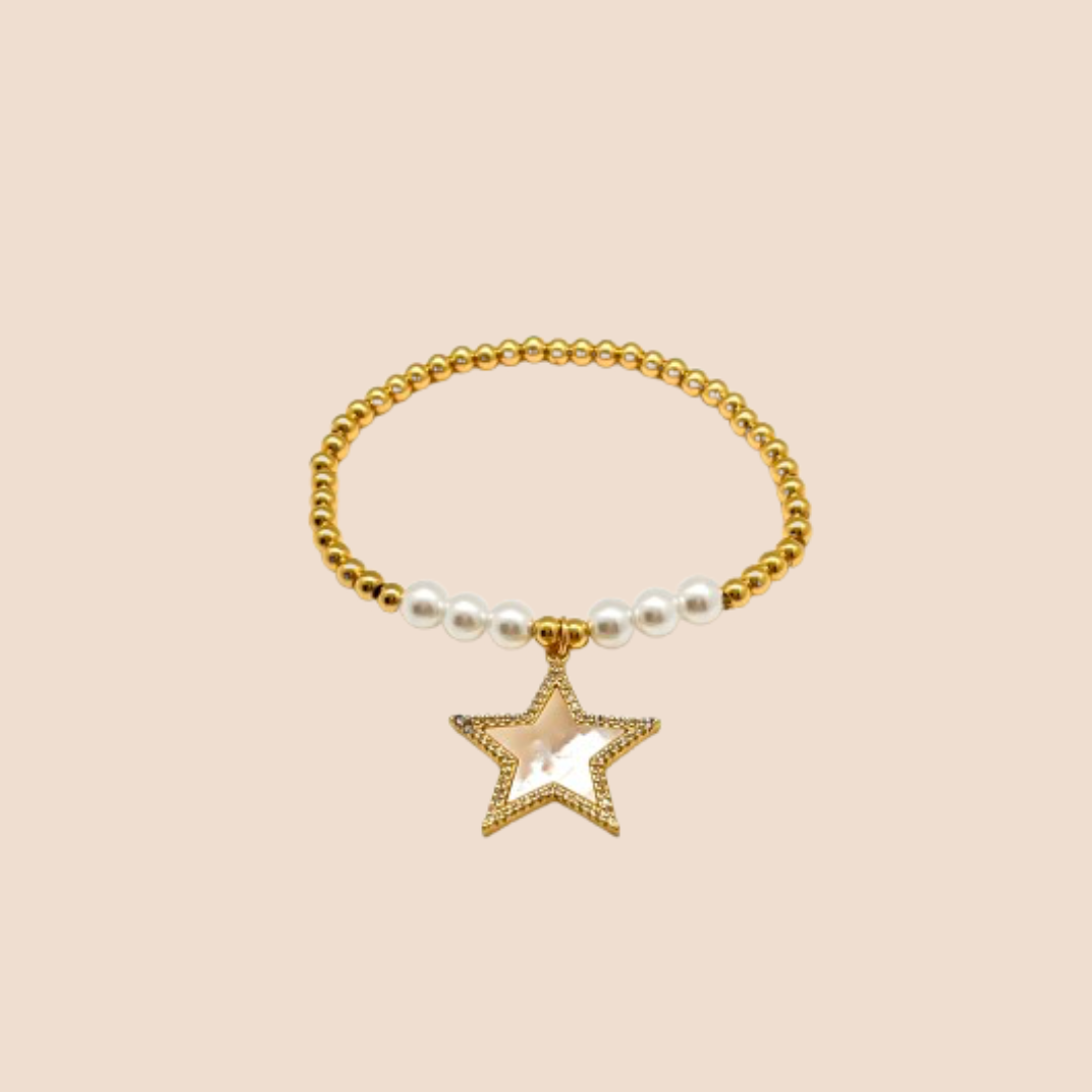 18k gold plated-Copper with star pendant