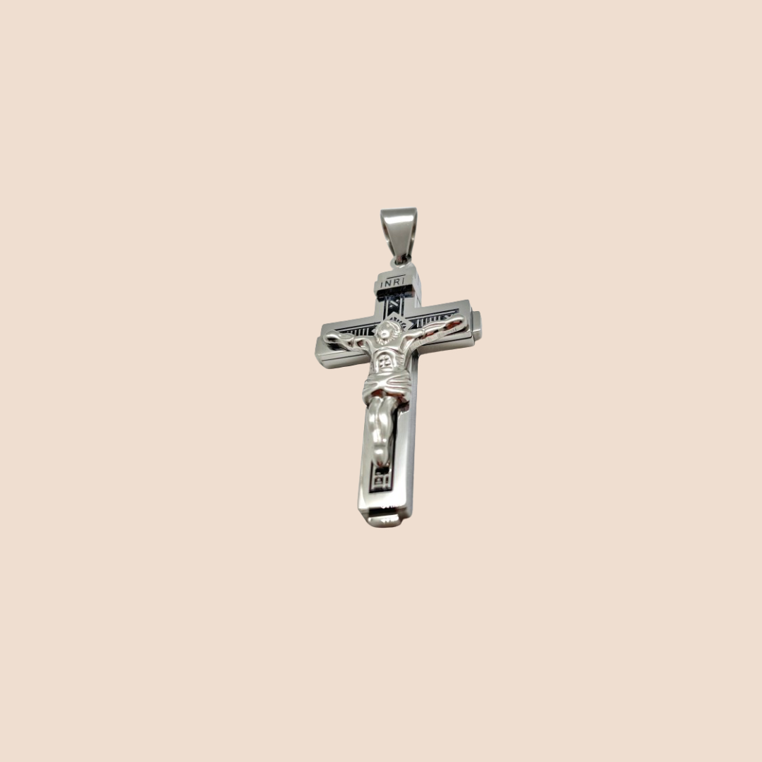 Cross Pendant – Urban Stainless Steel for Men