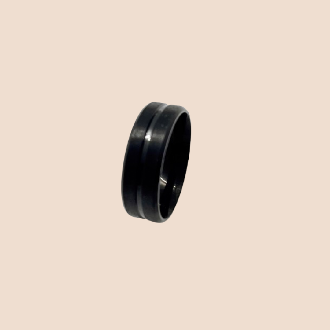 Black Stainless Steel-plating Ring