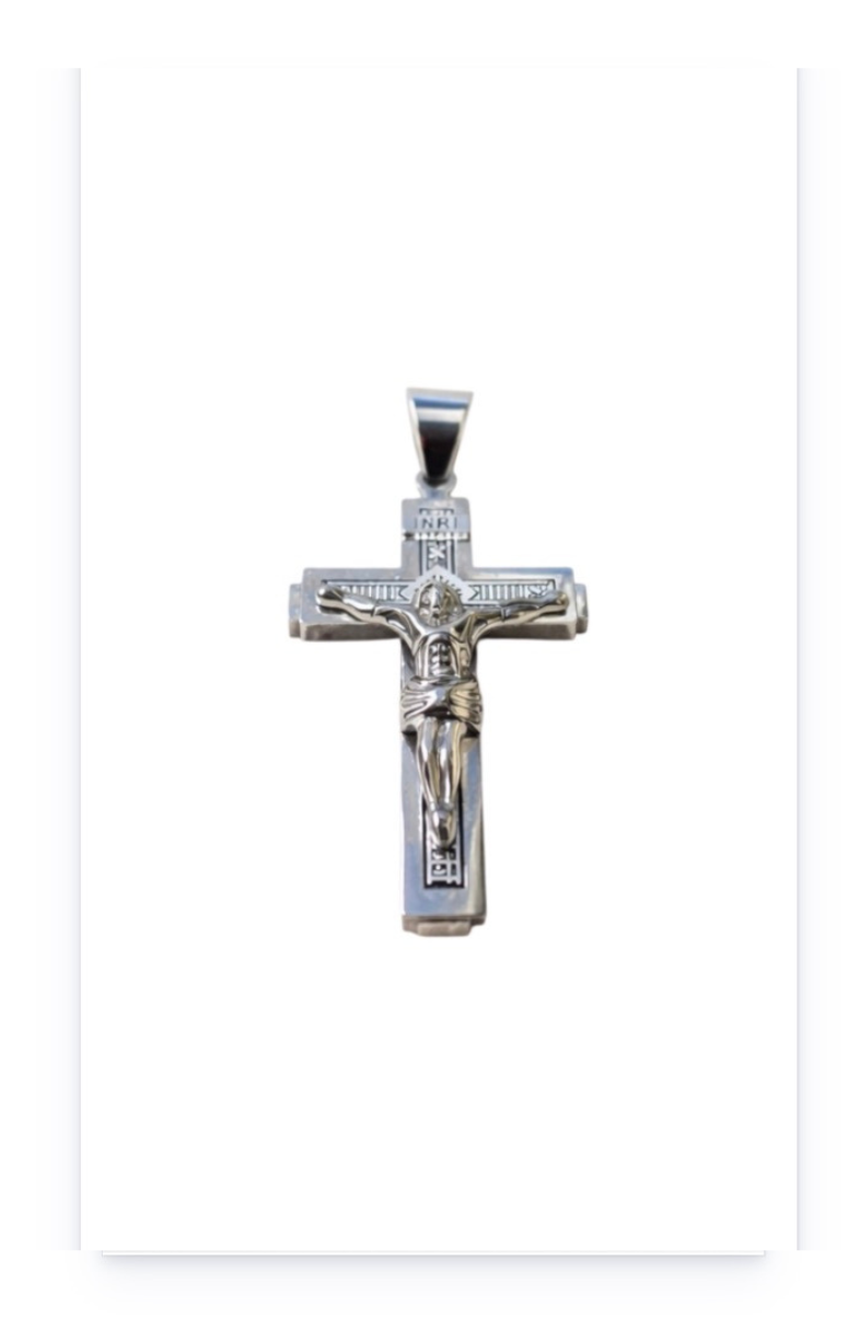 Cross Pendant – Urban Stainless Steel for Men
