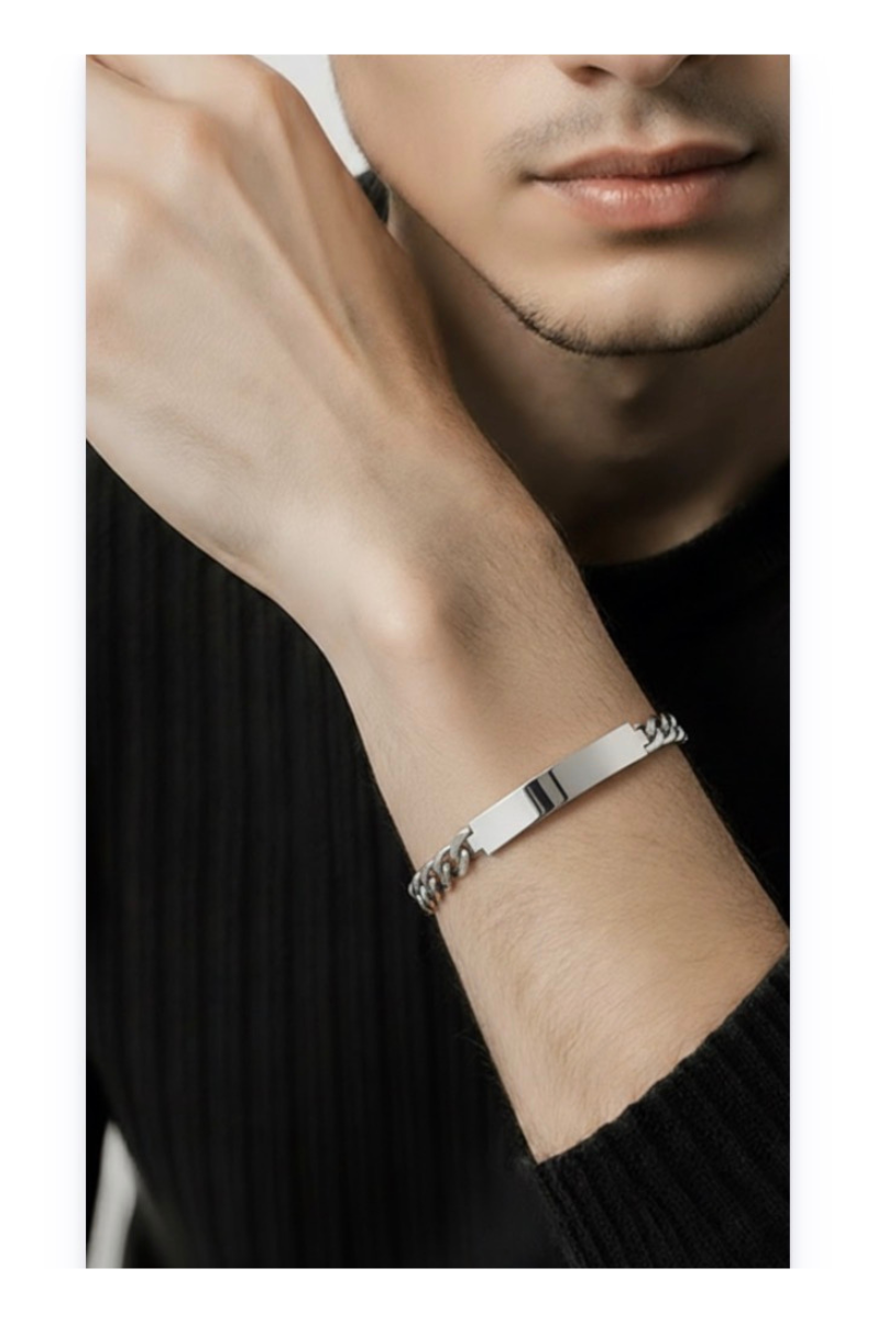 Stainless Steel Men's Bracelet urban style