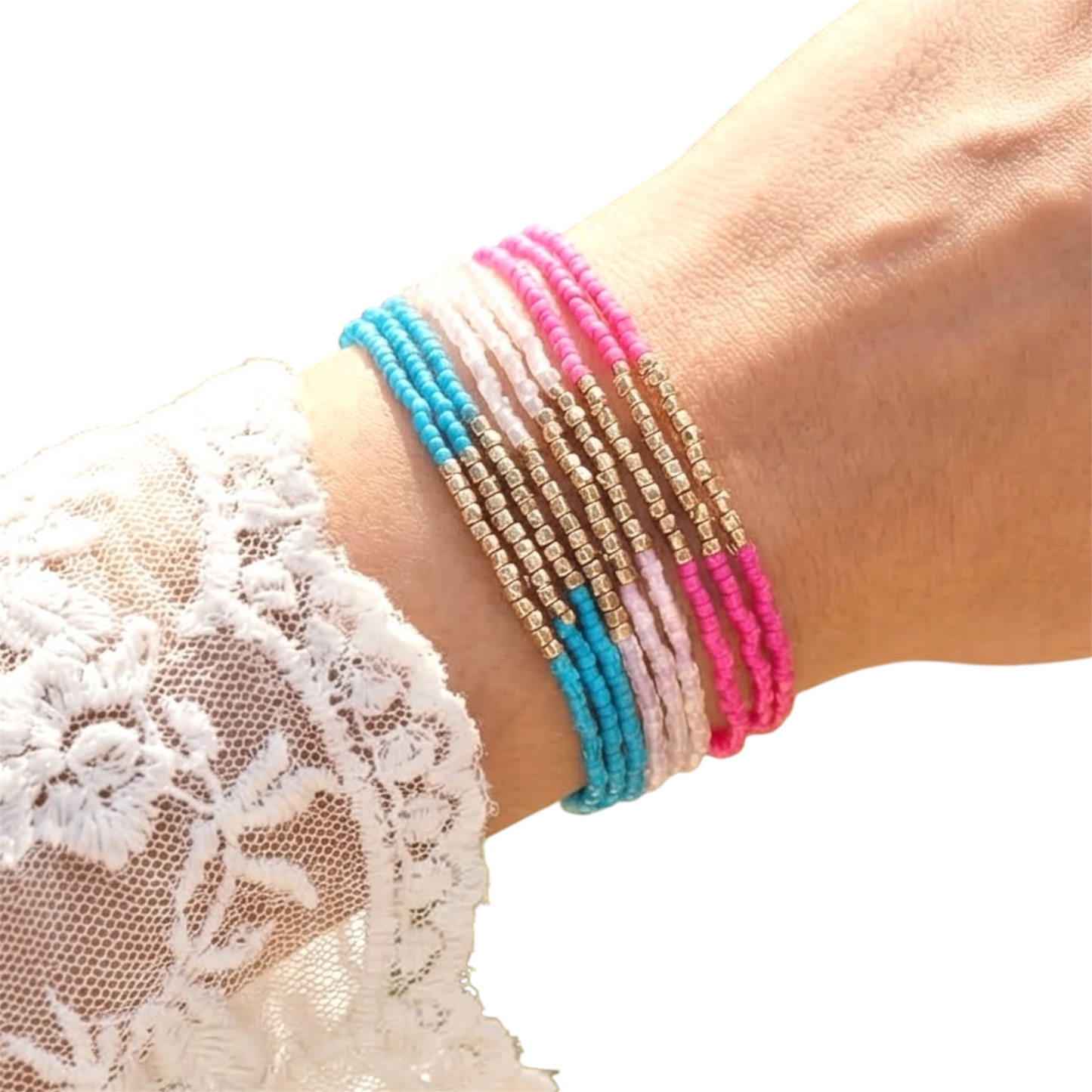 Layered Beads Bracelets
