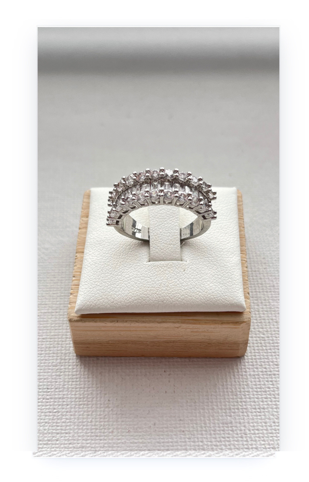 Silver-Plated Copper Band Ring