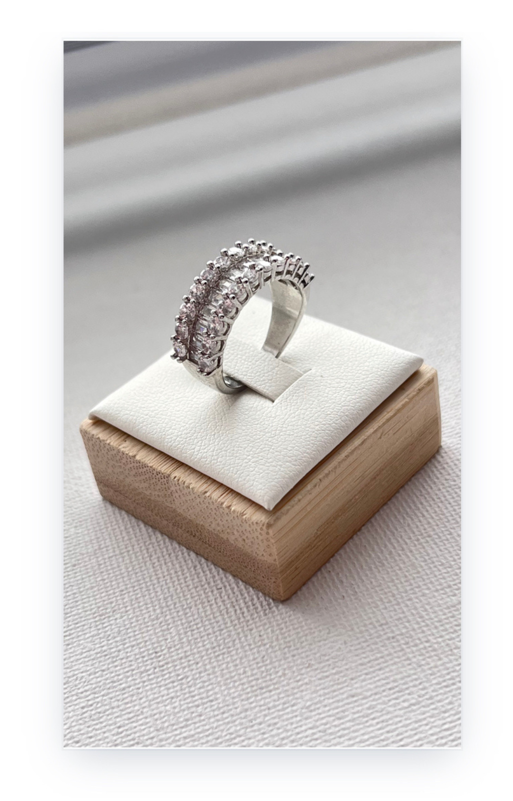Silver-Plated Copper Band Ring