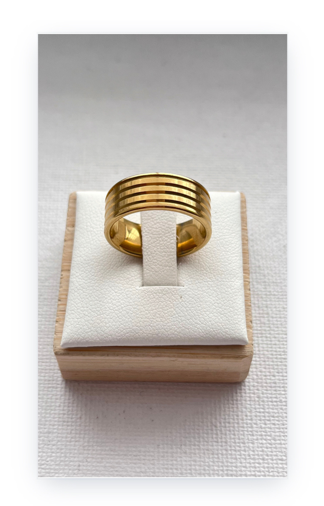 Polished Stainless Steel Band Ring