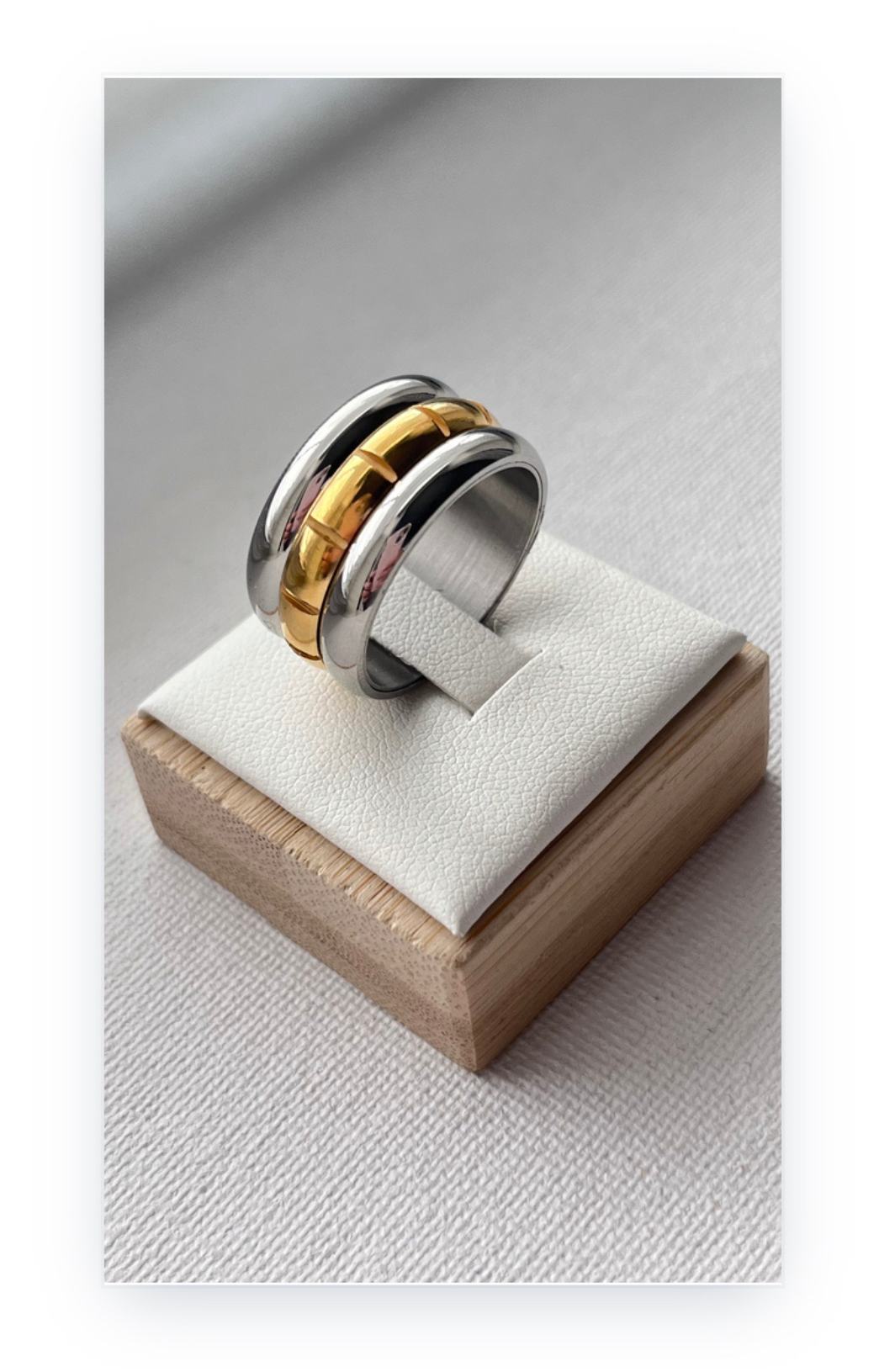 Stainless steel ring