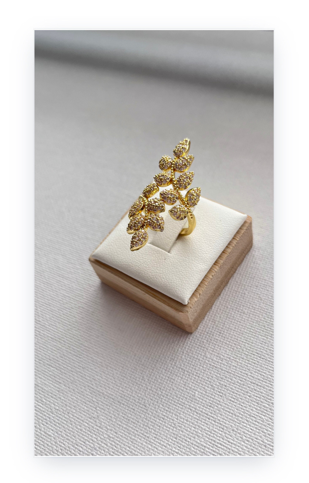 18K Gold Plated Copper Ring