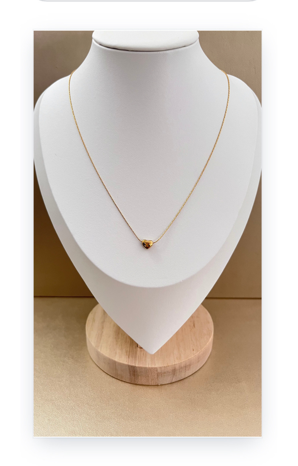 Stainless steel heart chape pendant chain