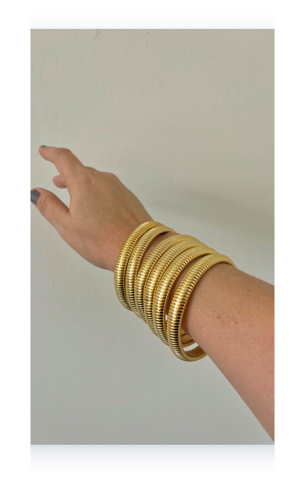 Chunky Bangle Stainless steel bracelet