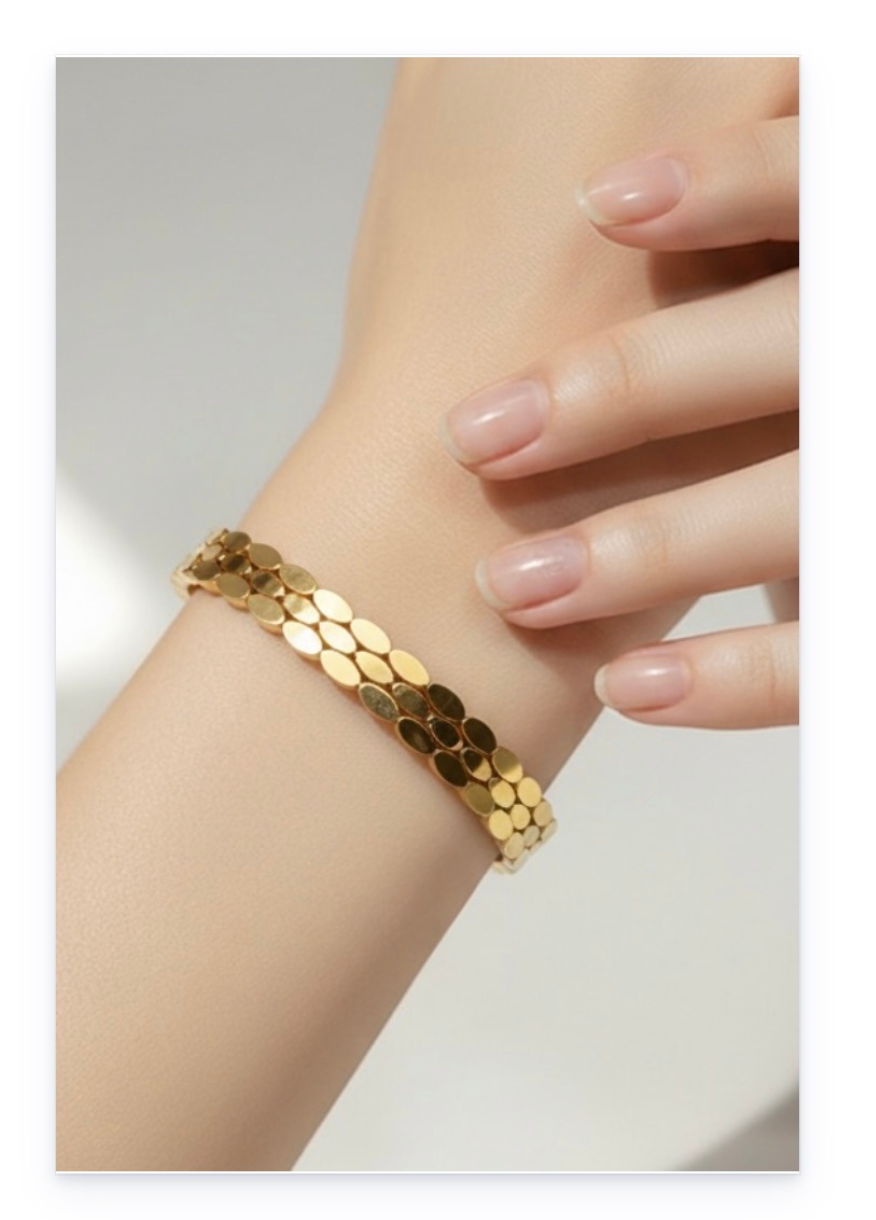 Stylish Stainless Steel Bangle