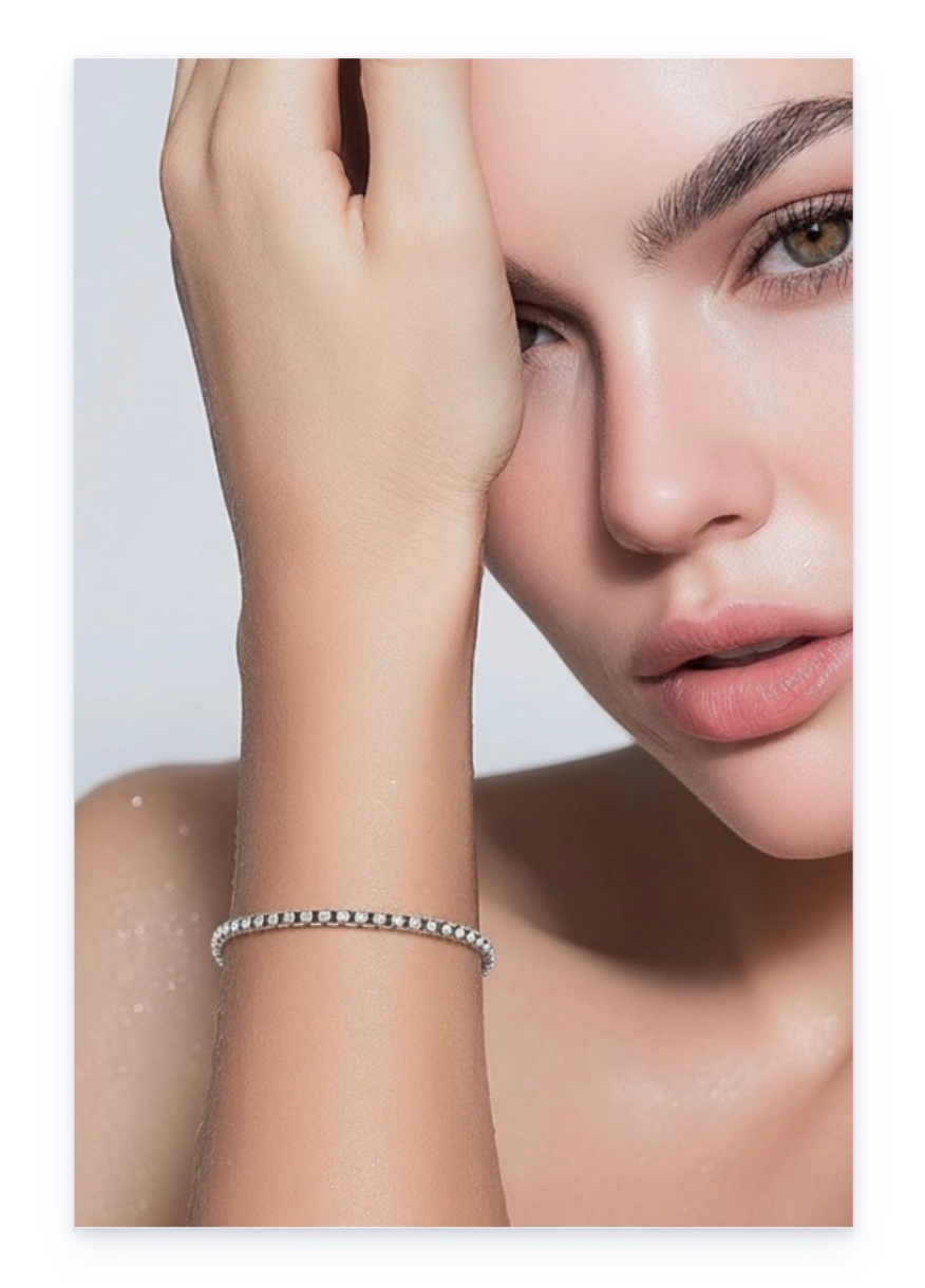 Unisex titanium steel bracelet