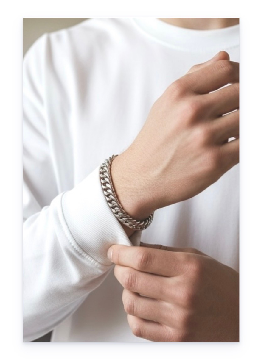 Men's stainless steel bracelet