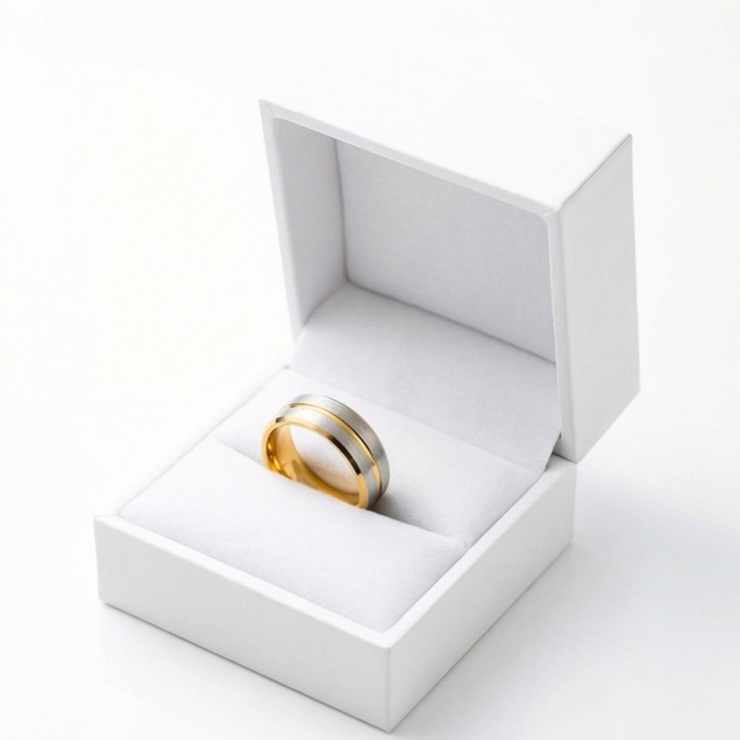 Gold-Plated Stainless Steel Ring