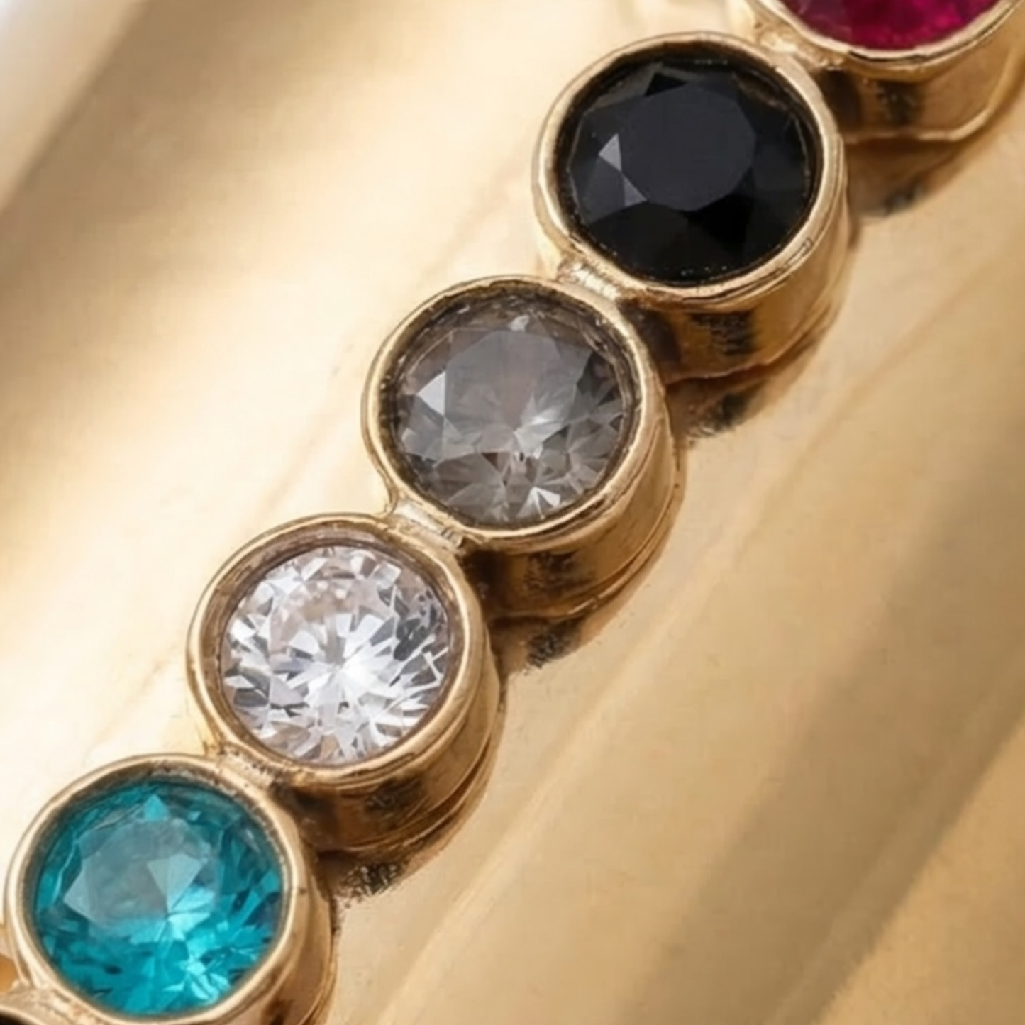 Bold 14K Gold-Plated Stainless Steel Ring