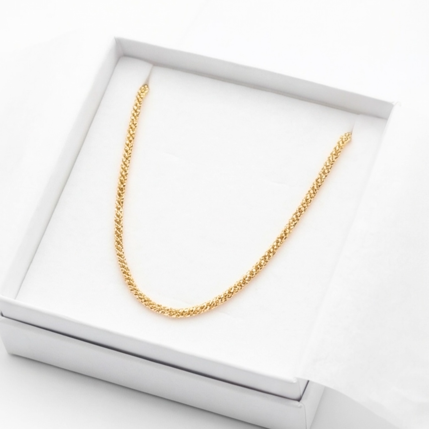 Stainless steel gold plated Chain