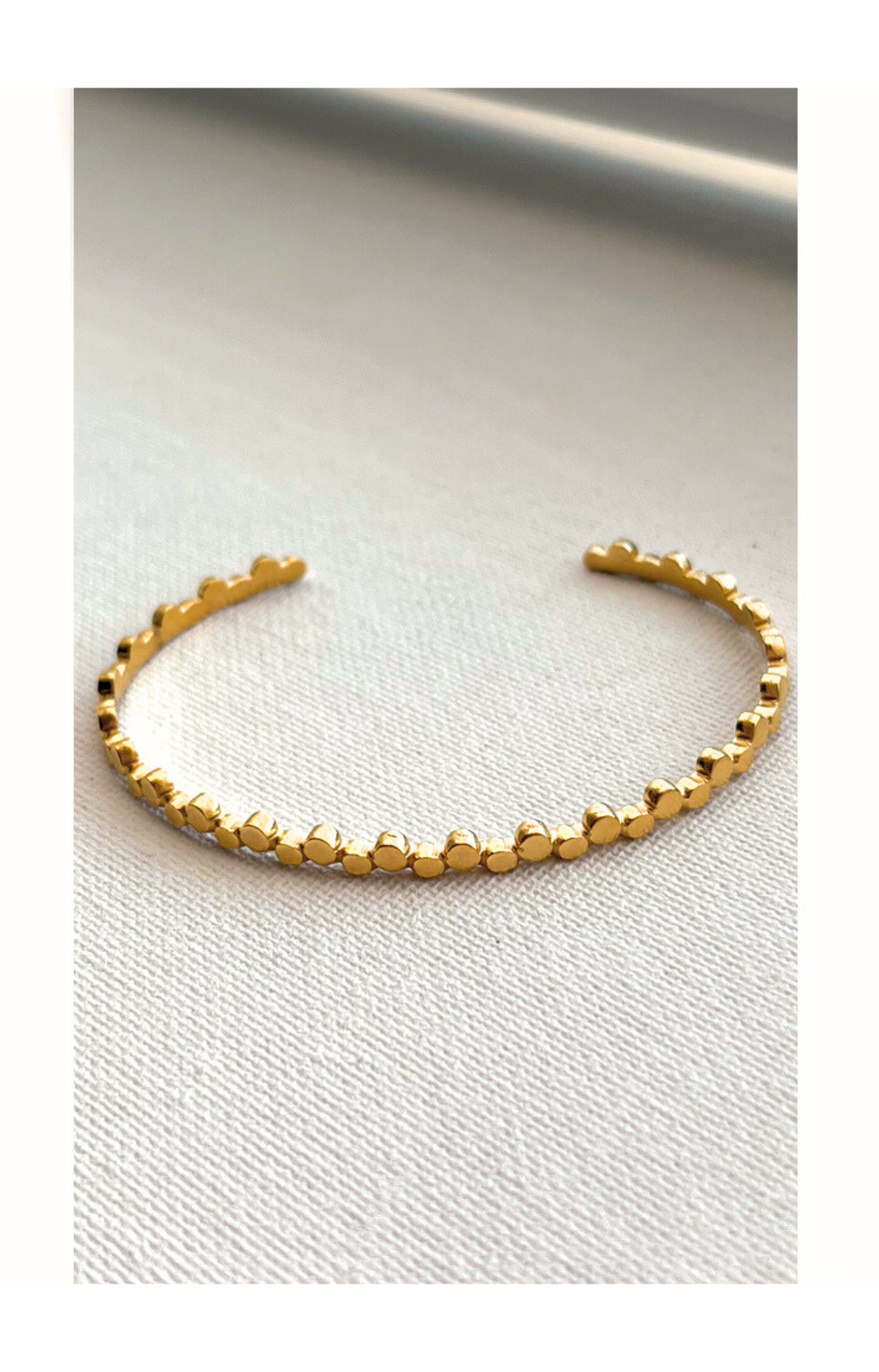 Open Adjustable Round Cuff Bracelet