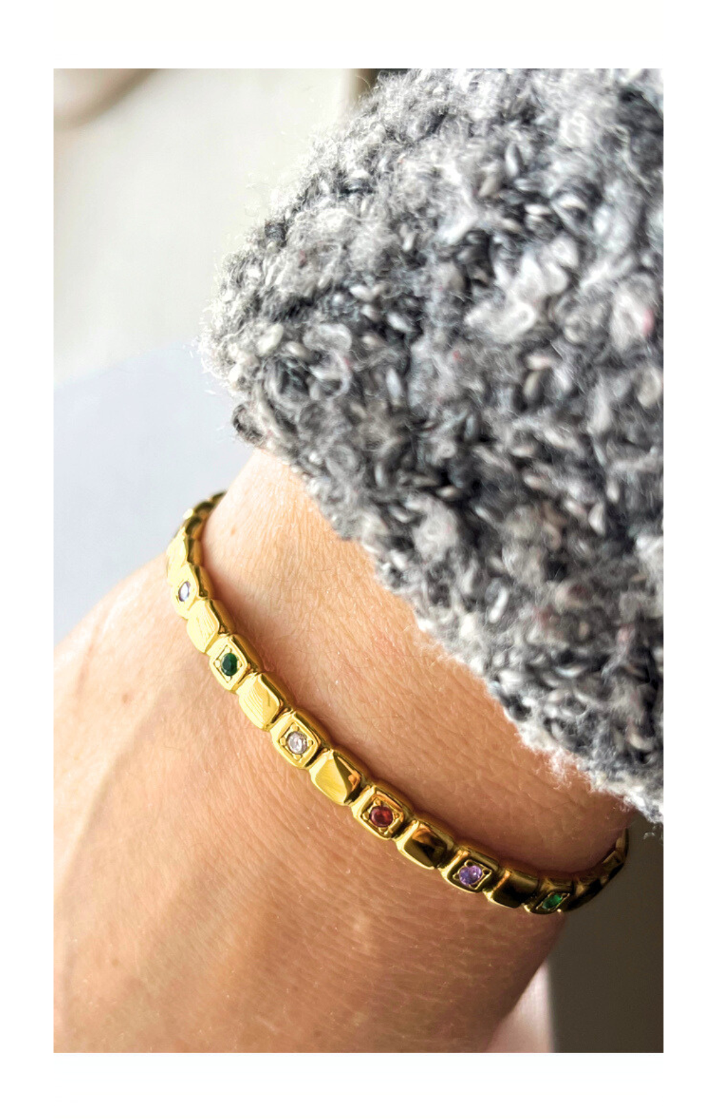 Stainless Steel Cuff Bangle Bracelet