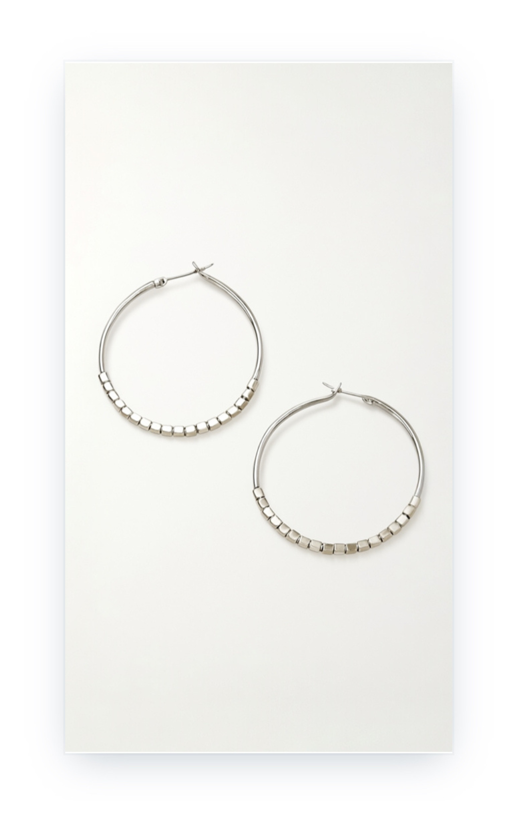 Sterling Silver hoop earrings