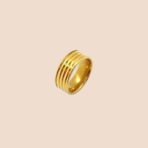 Polished Stainless Steel Band Ring