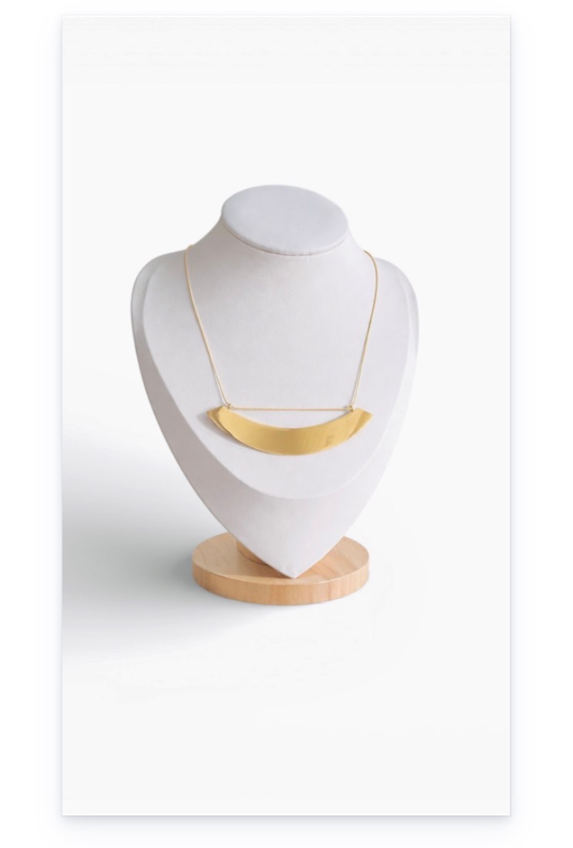 Minimalist Stainless Steel-18k Gold plated Necklace