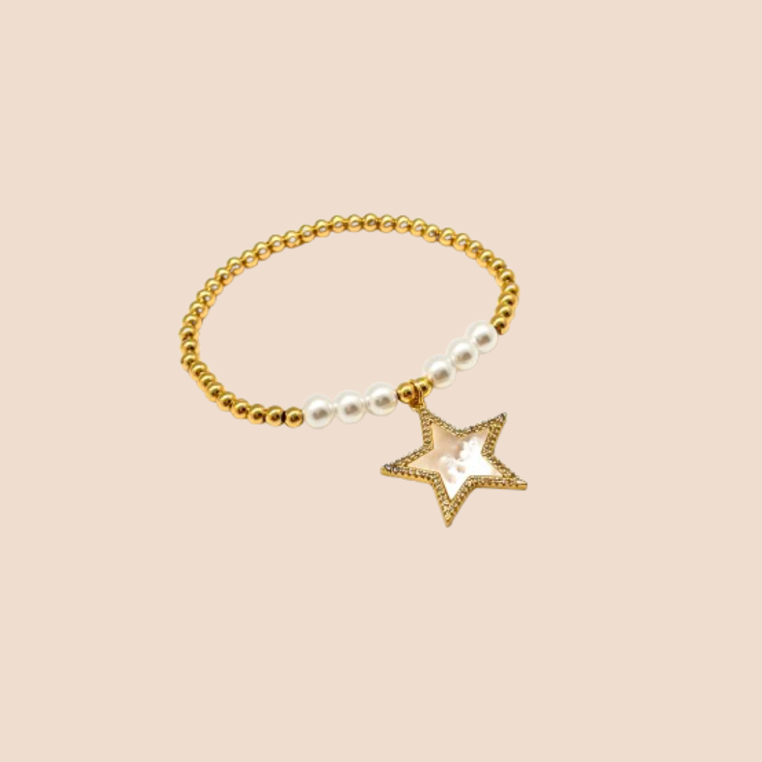 18k gold plated-Copper with star pendant