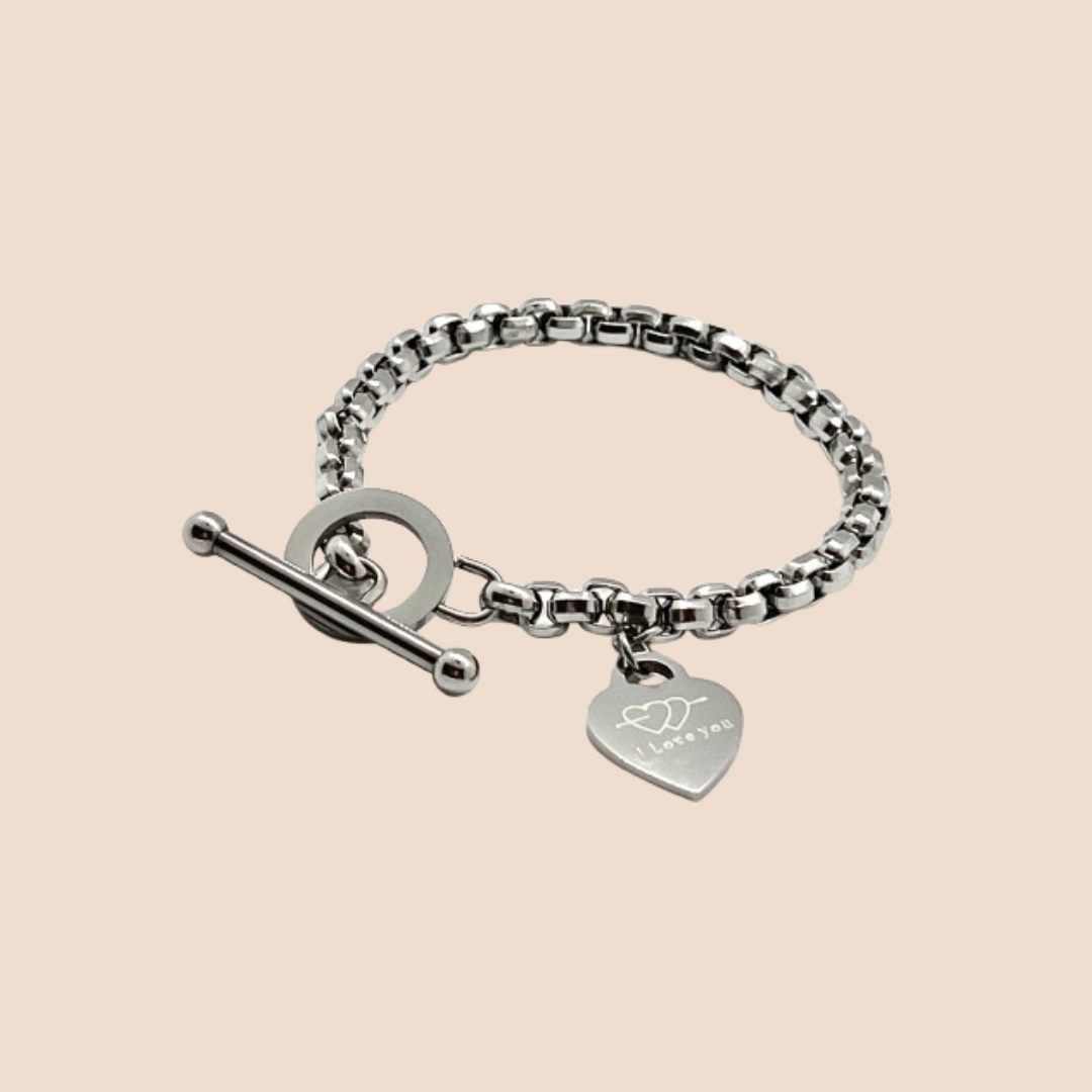 Adjustable Link Bracelet – 18K Gold Plated Stainless Steel