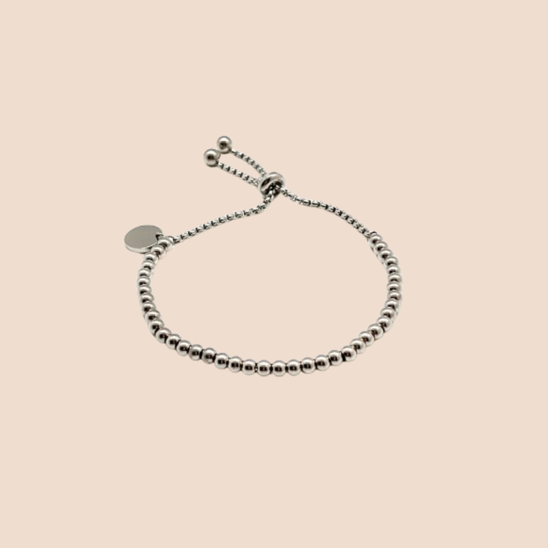 Titanium Steel Bracelet with 18K Gold Plating