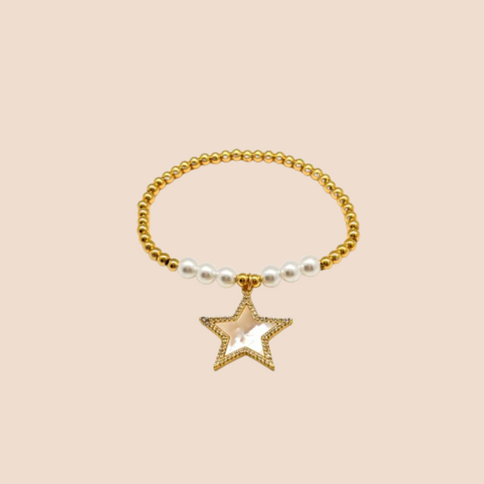 18k gold plated-Copper with star pendant