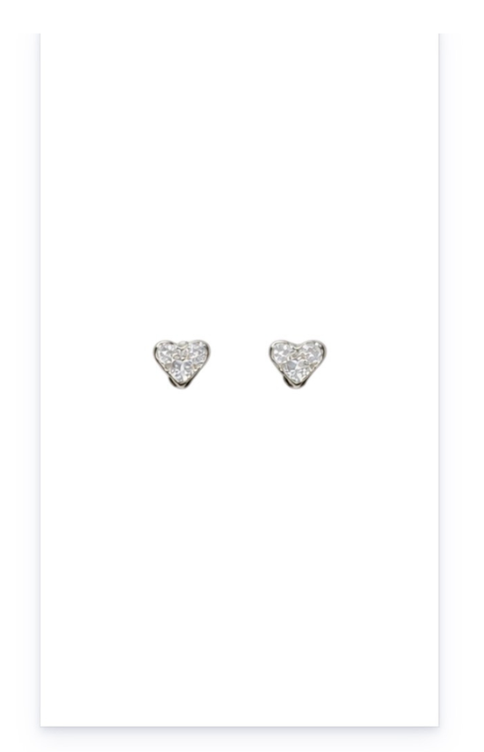 .925 sterling silver ear stud earrings