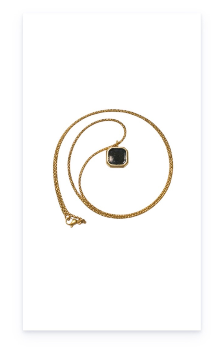 Stainless steel chain with pendant for men