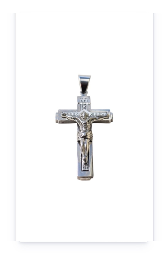 Cross Pendant – Urban Stainless Steel for Men