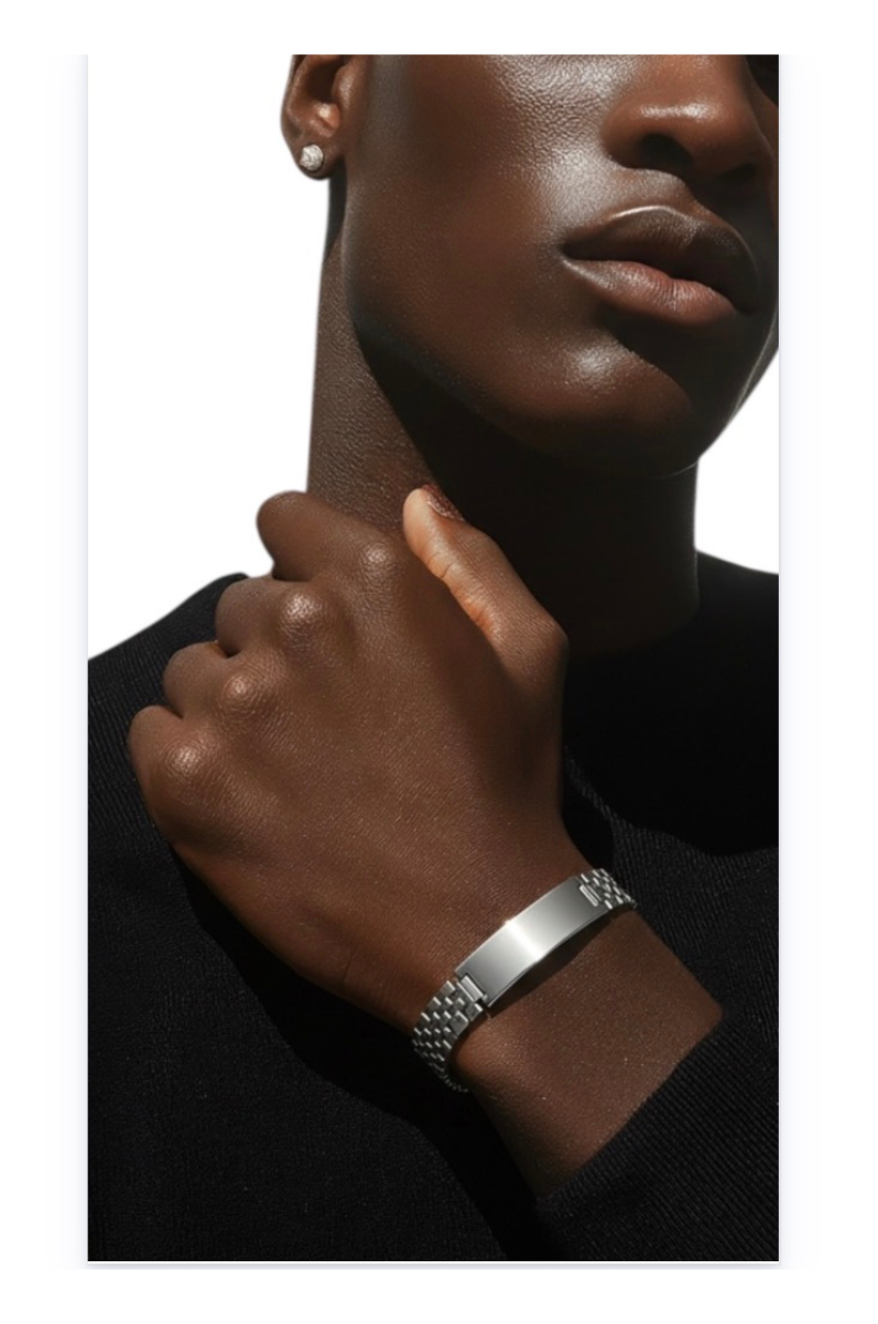 Stainless Steel Men's Bracelet - Modern