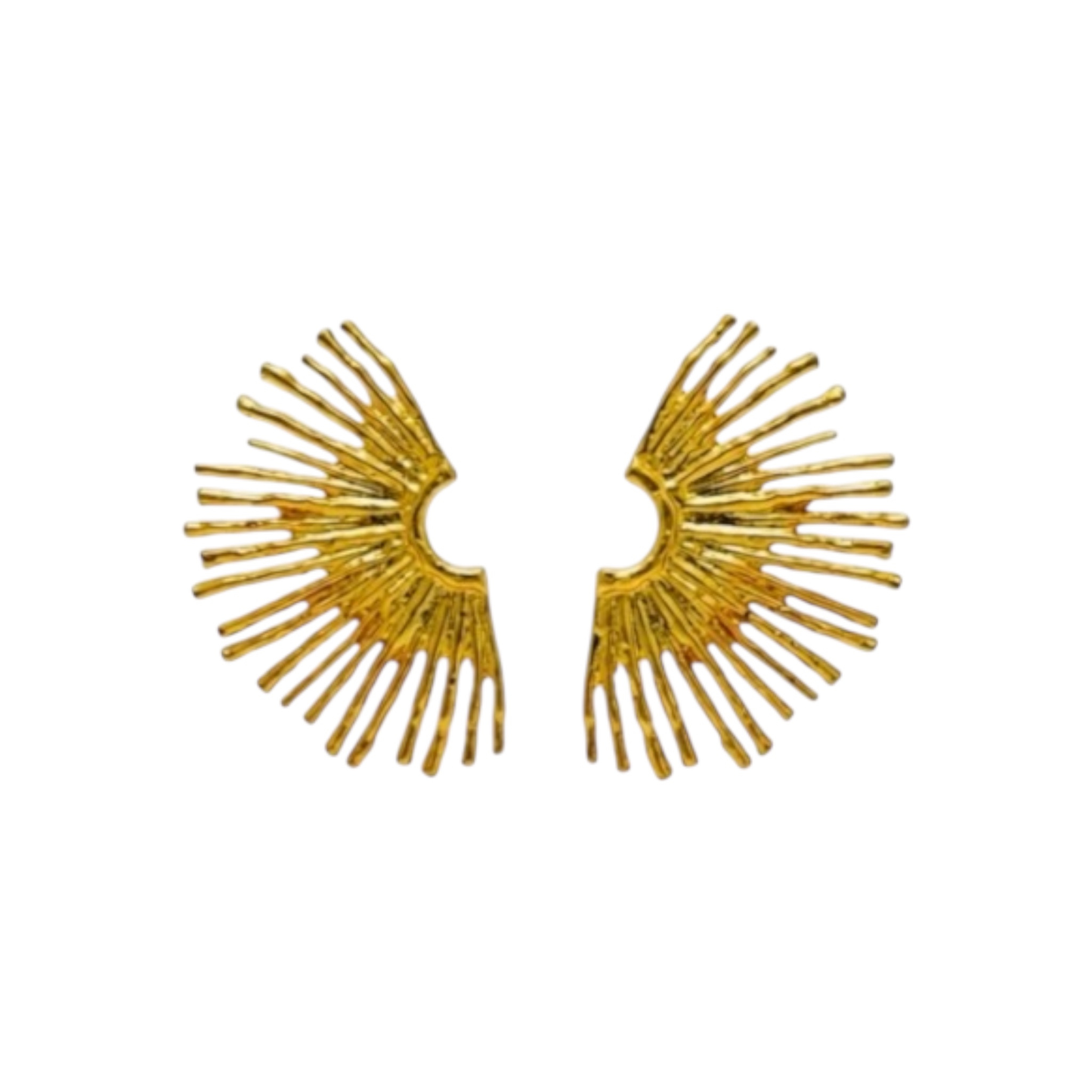 Alloy Plated Ear Stud Earrings