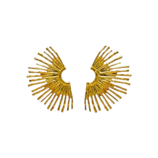 Alloy Plated Ear Stud Earrings