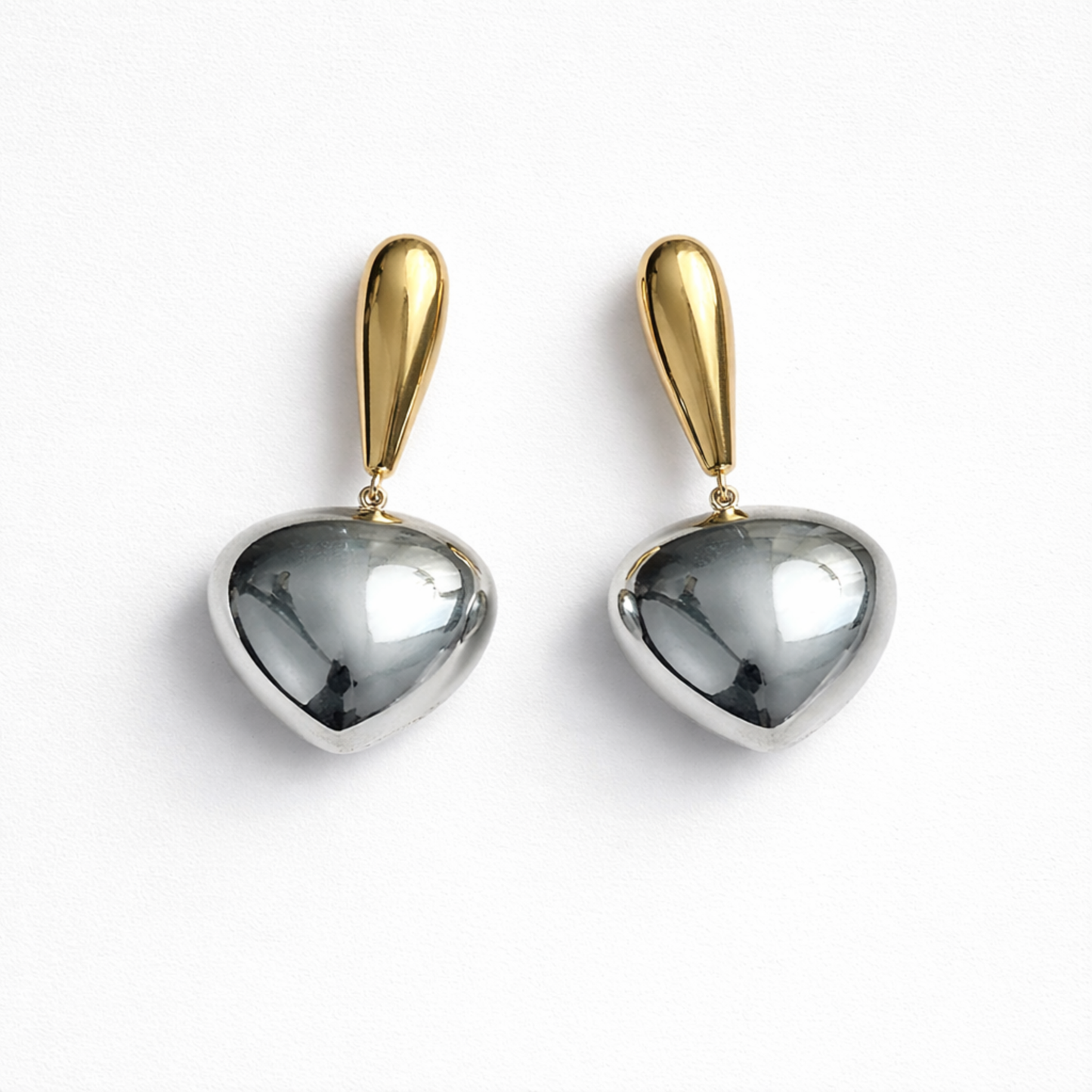 Stainless Steel 18K Gold Plated Earrings