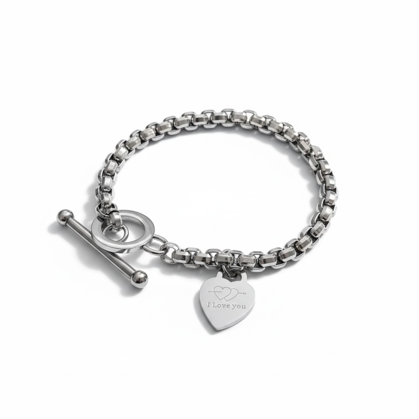 Adjustable Link Bracelet – 18K Gold Plated Stainless Steel