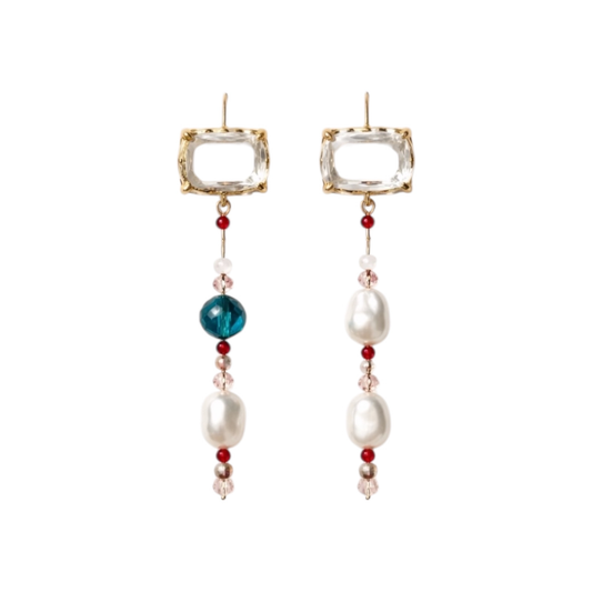 Asymmetric Dangle Earrings