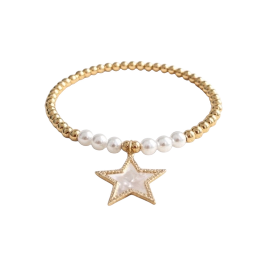 18k gold plated-Copper with star pendant