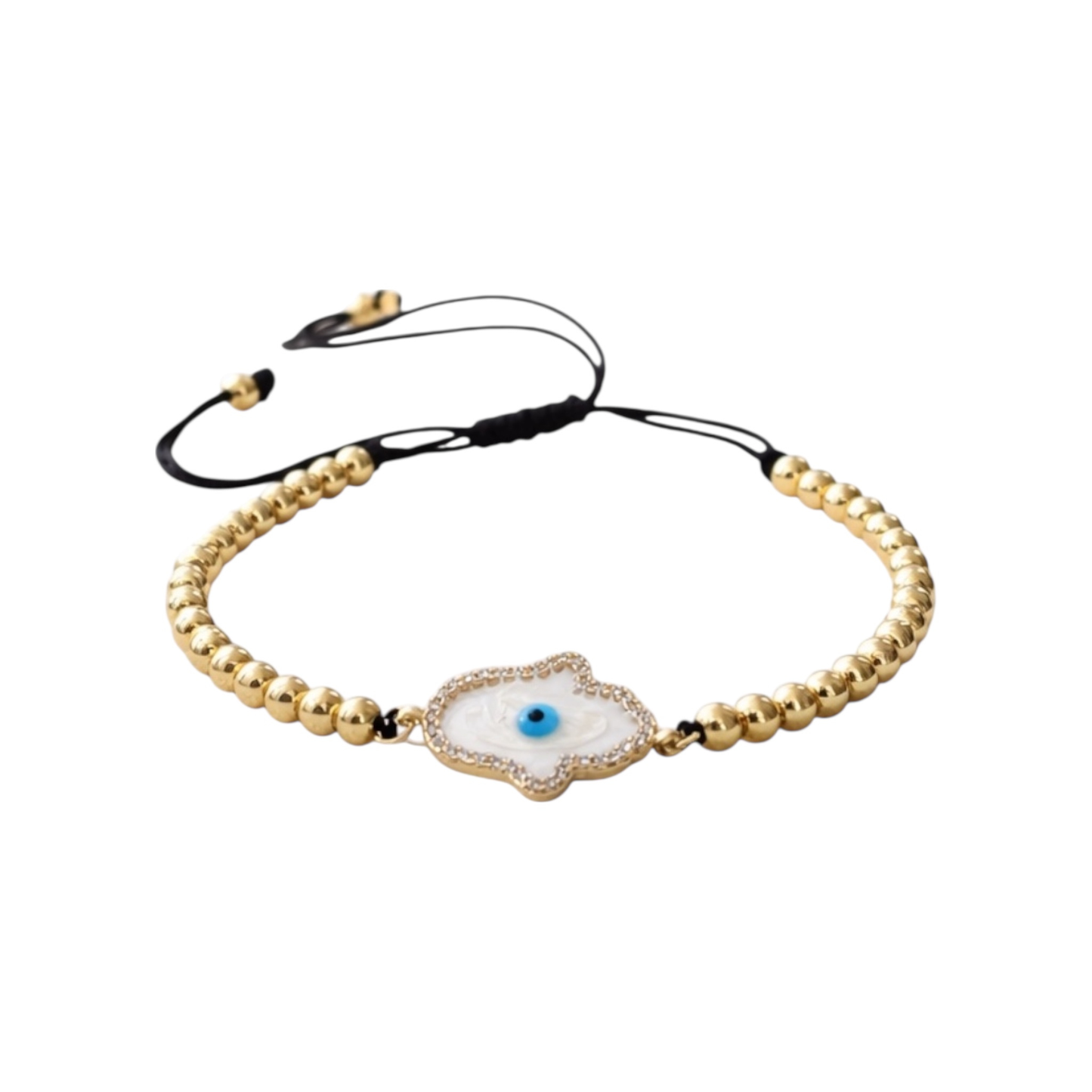 Evil Eyes Zircon Bracelet - Gold-Plated Chic Charm