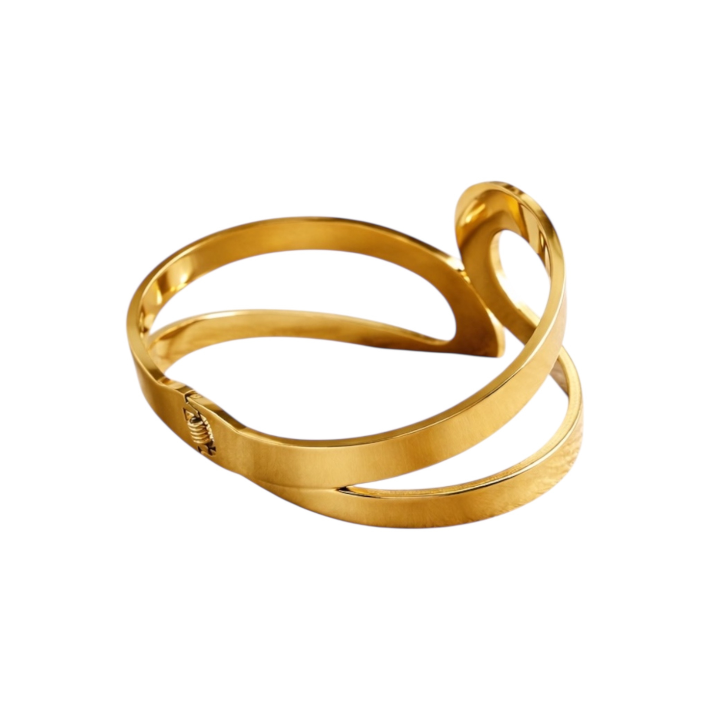 Stainless Steel Open Cuff Bangle Bracelet