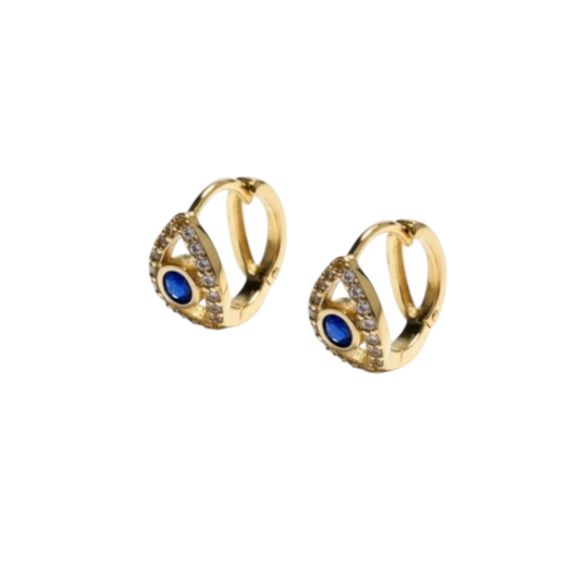 Gold-Plated Huggie Hoop Earrings