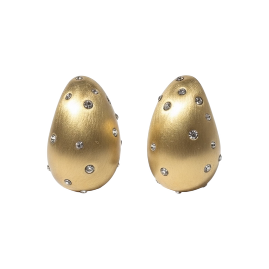 Tear Drop Stud Earrings