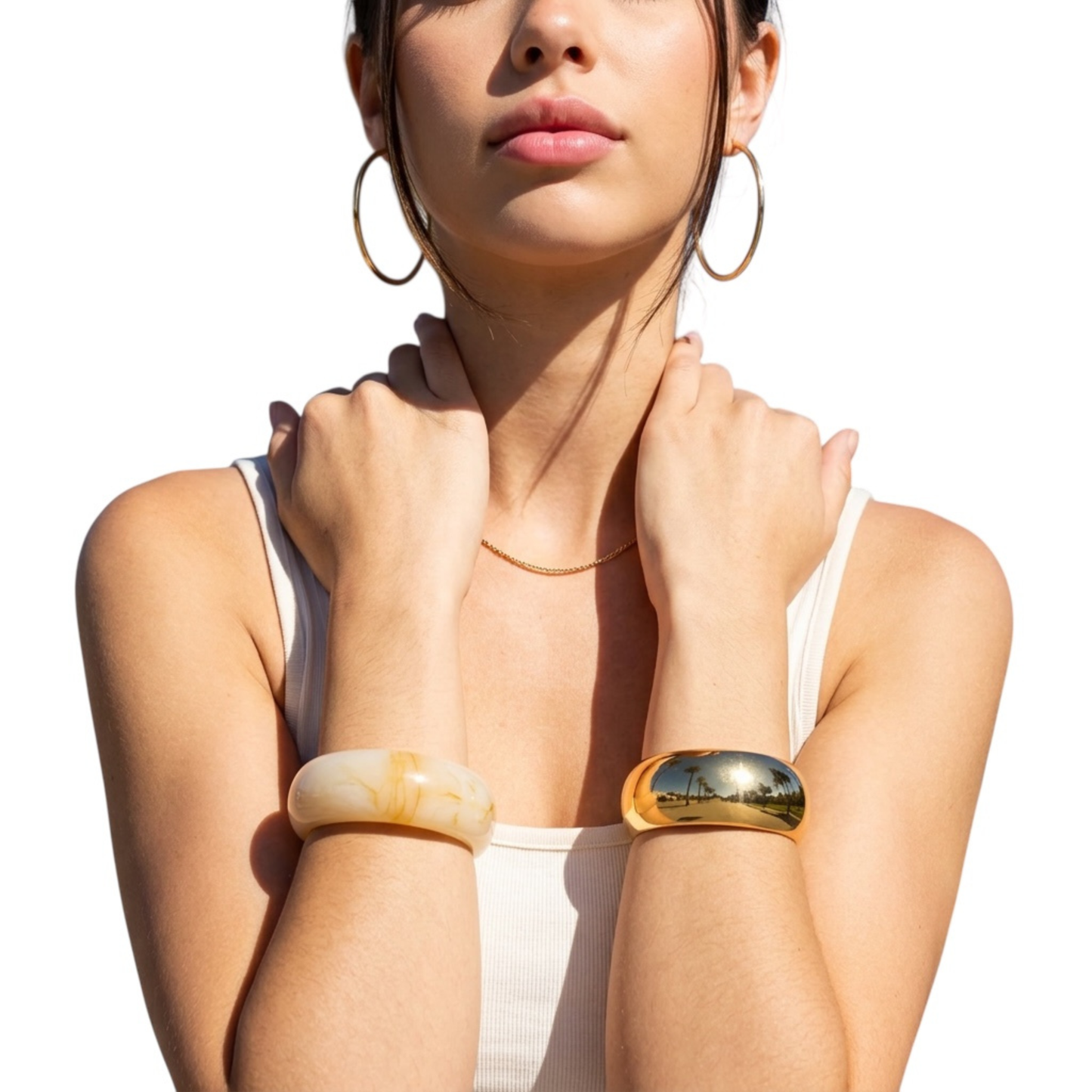 Duo of Chunky bracelet