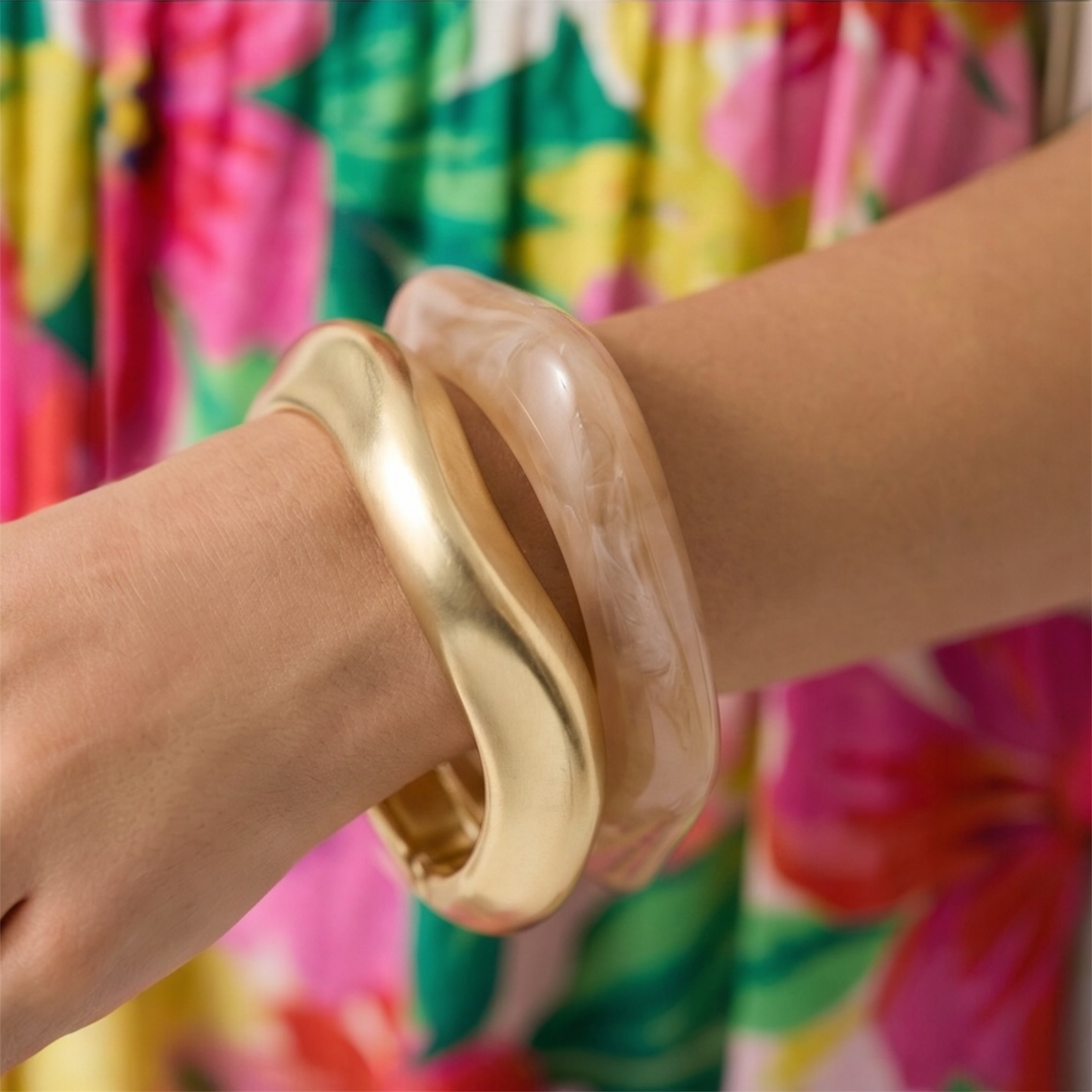 Duo bangle bracelet