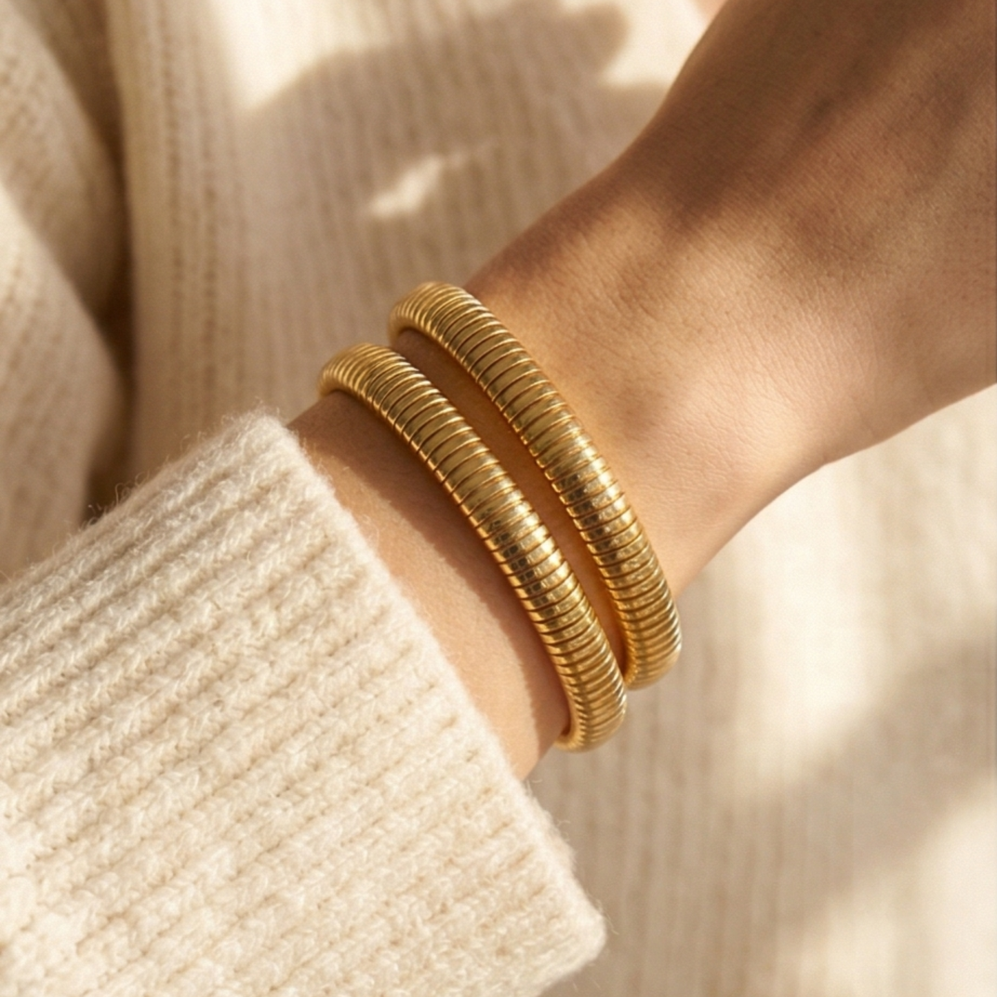 Chunky Bangle Stainless steel bracelet
