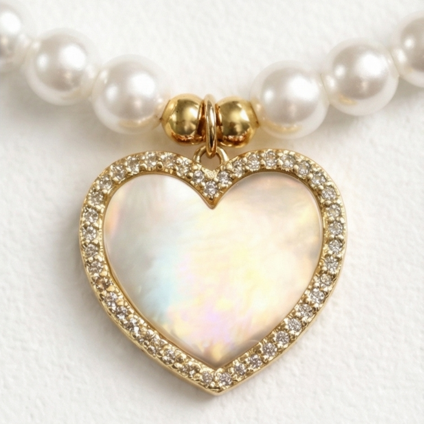 18K Gold-Plated- Copper adjustable bracelet with Charms