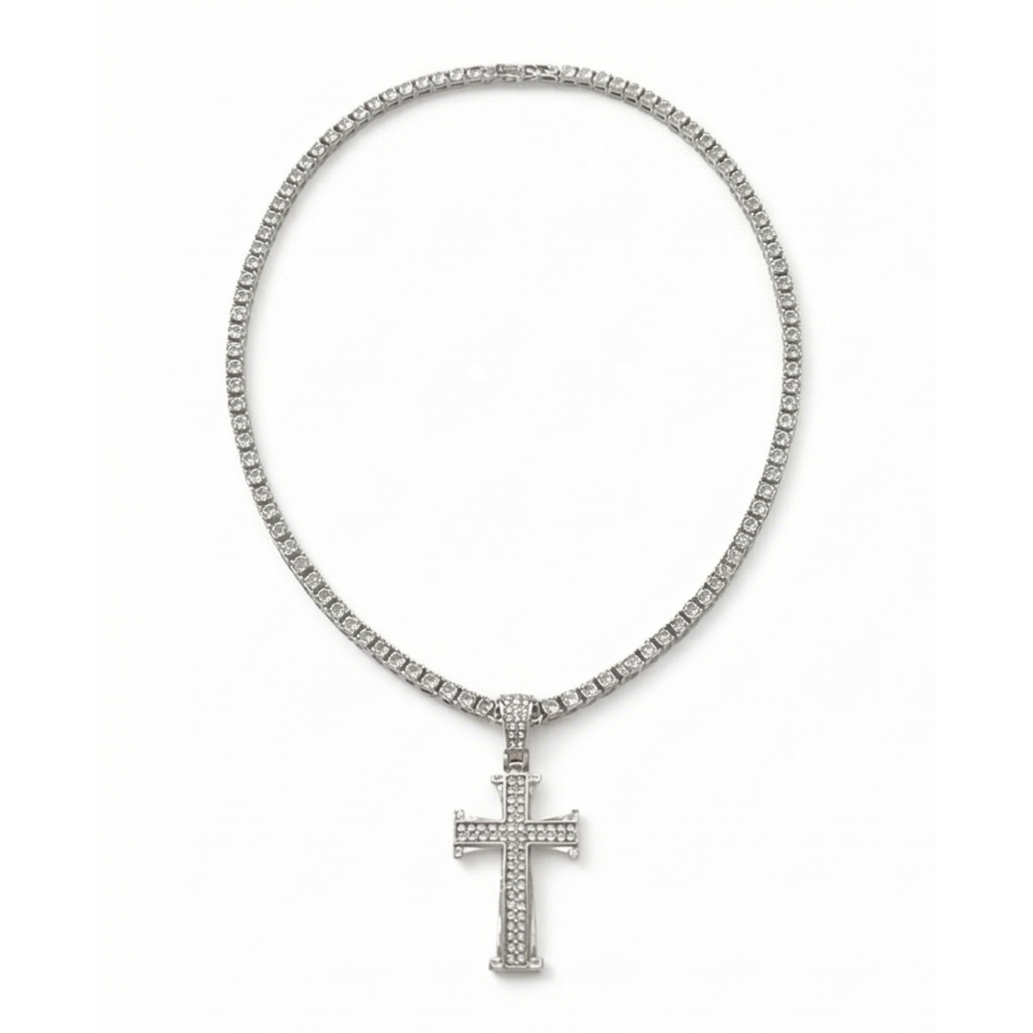 Fashion Cross Charm and Necklace for Men