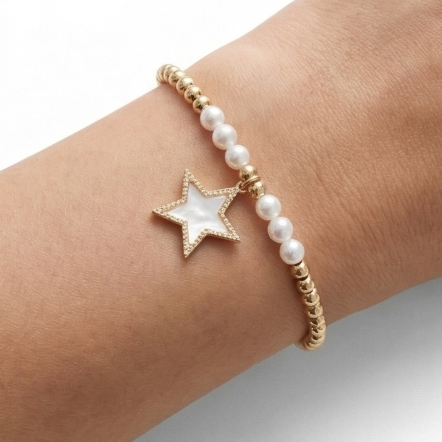 18k gold plated-Copper with star pendant