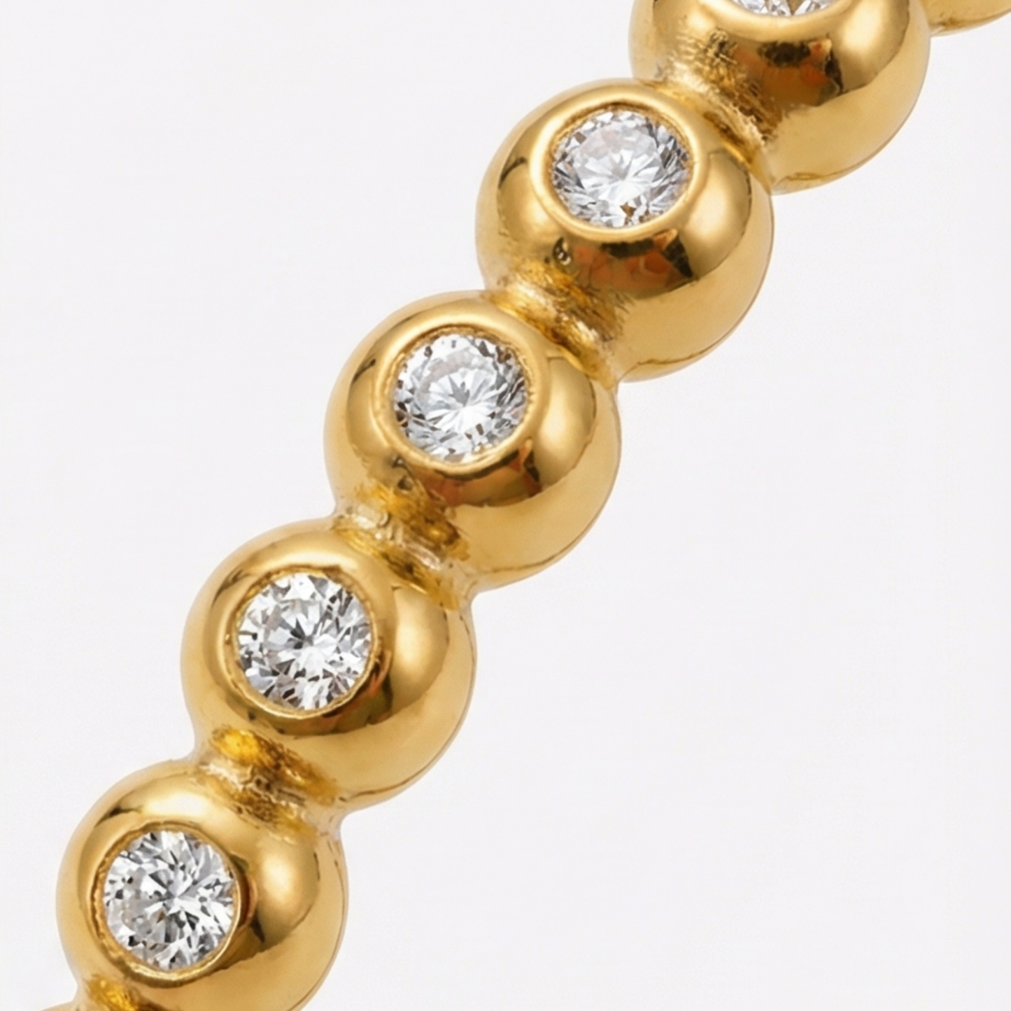 Stainless steel Crystal beads Cuff bangle Bracelet