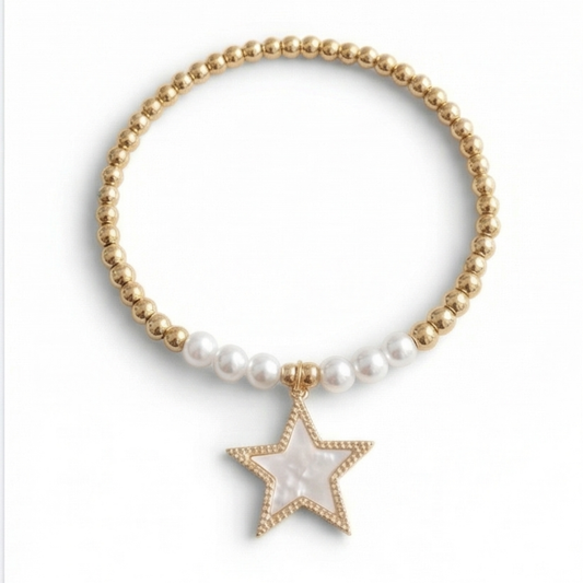 18k gold plated-Copper with star pendant